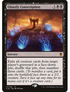 Magic: The Gathering Ghastly Conscription (111) Lightly Played