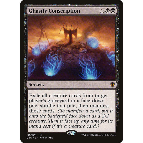Magic: The Gathering Ghastly Conscription (111) Lightly Played