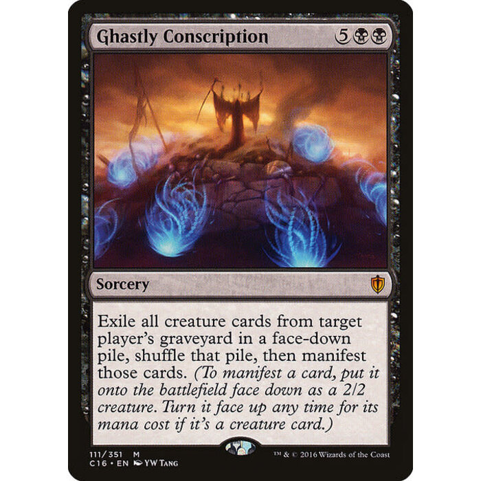 Magic: The Gathering Ghastly Conscription (111) Lightly Played