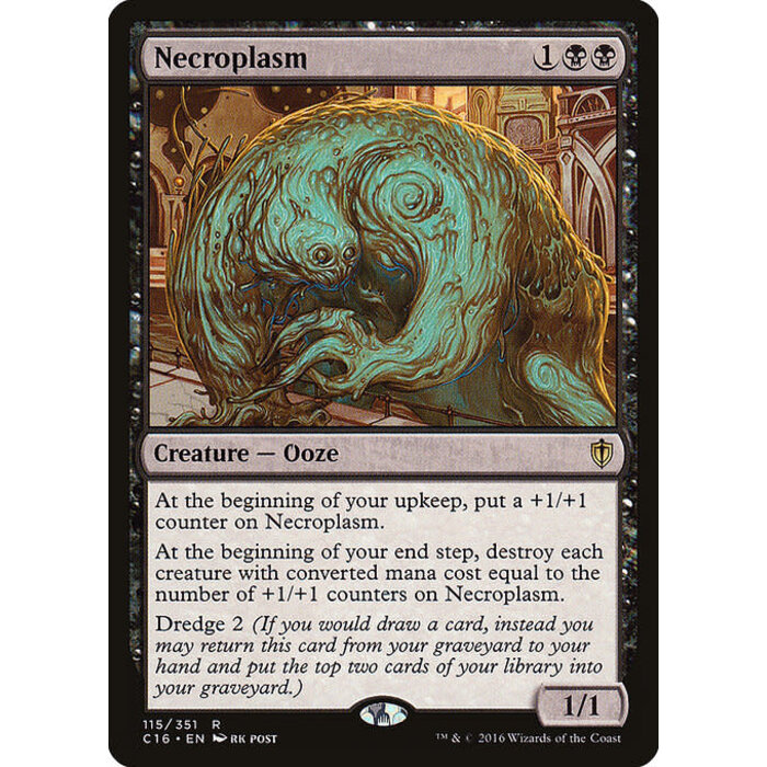 Magic: The Gathering Necroplasm (115) Moderately Played
