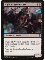 Magic: The Gathering Wight of Precinct Six (118) Lightly Played