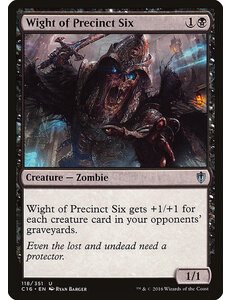 Magic: The Gathering Wight of Precinct Six (118) Lightly Played