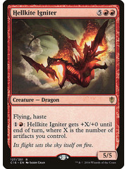 Magic: The Gathering Hellkite Igniter (127) Moderately Played