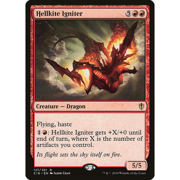 Magic: The Gathering Hellkite Igniter (127) Moderately Played