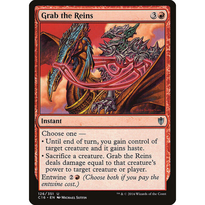 Magic: The Gathering Grab the Reins (126) Lightly Played