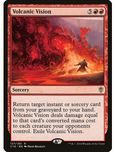 Magic: The Gathering Volcanic Vision (137) Lightly Played