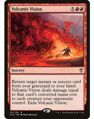 Magic: The Gathering Volcanic Vision (137) Lightly Played