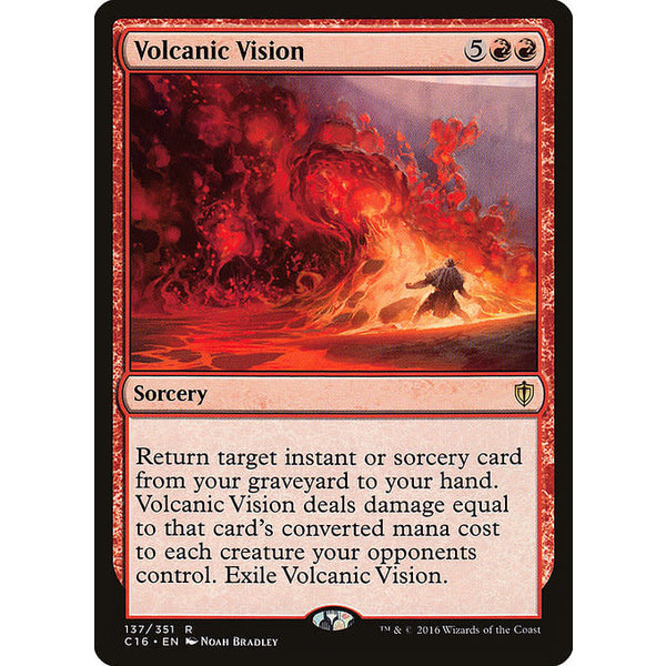 Magic: The Gathering Volcanic Vision (137) Lightly Played