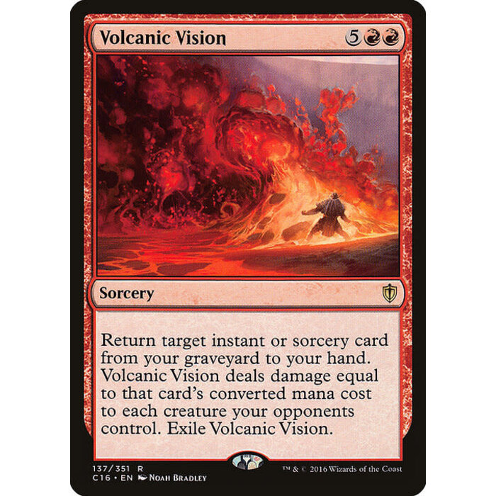 Magic: The Gathering Volcanic Vision (137) Lightly Played