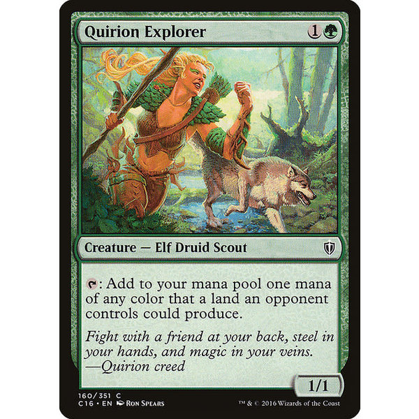 Magic: The Gathering Quirion Explorer (160) Lightly Played