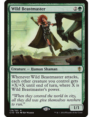 Magic: The Gathering Wild Beastmaster (176) Lightly Played