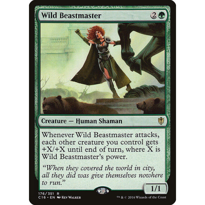 Magic: The Gathering Wild Beastmaster (176) Lightly Played