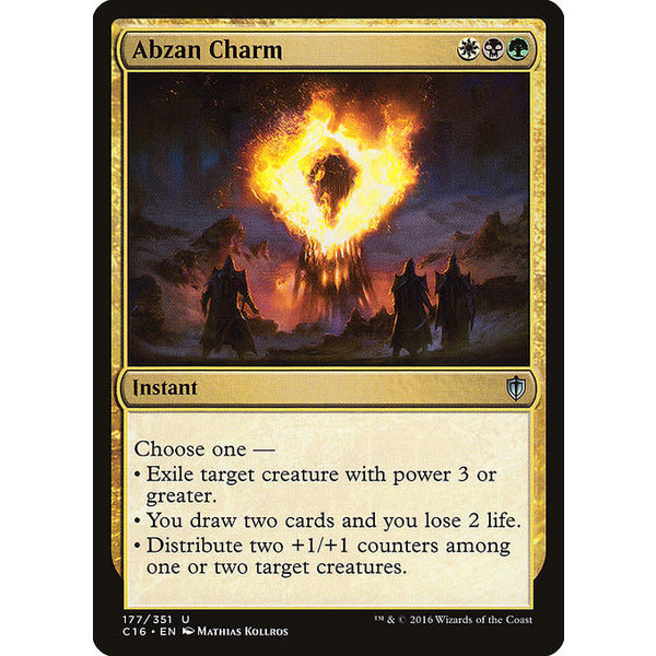 Magic: The Gathering Abzan Charm (177) Moderately Played