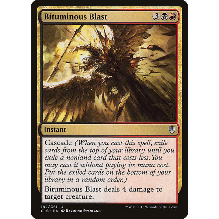 Magic: The Gathering Bituminous Blast (182) Lightly Played