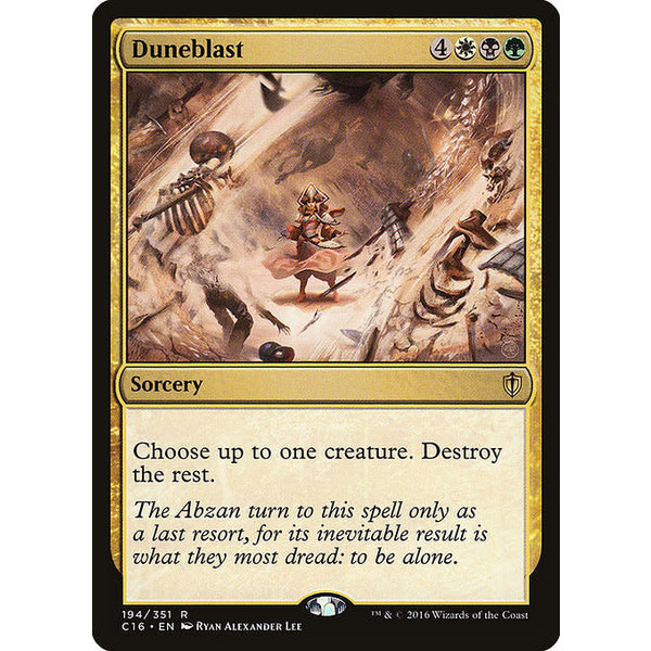Magic: The Gathering Duneblast (194) Moderately Played