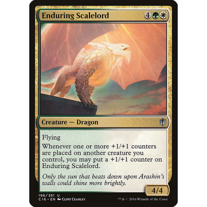 Magic: The Gathering Enduring Scalelord (196) Lightly Played