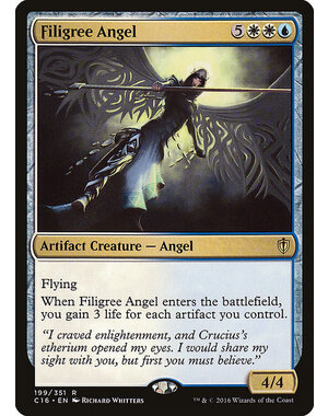 Magic: The Gathering Filigree Angel (199) Moderately Played