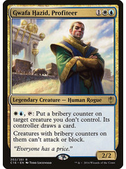 Magic: The Gathering Gwafa Hazid, Profiteer (202) Lightly Played