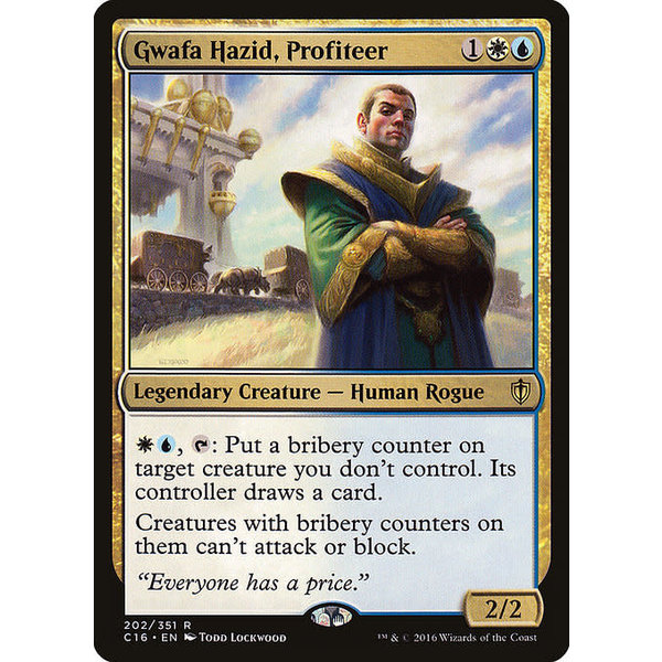 Magic: The Gathering Gwafa Hazid, Profiteer (202) Moderately Played