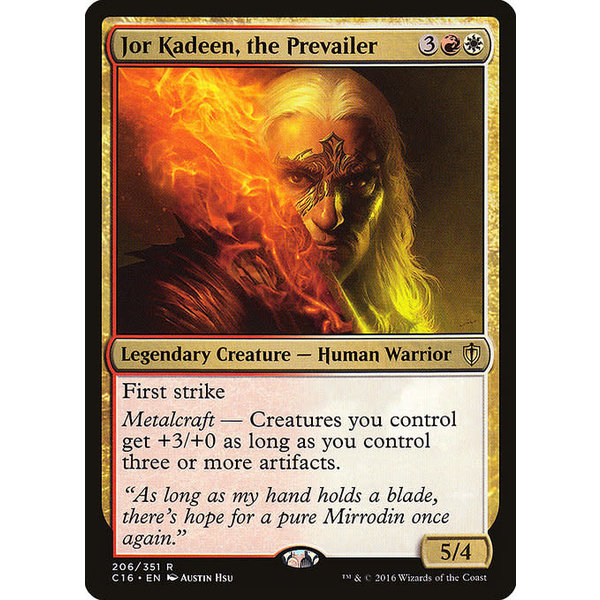 Magic: The Gathering Jor Kadeen, the Prevailer (206) Lightly Played