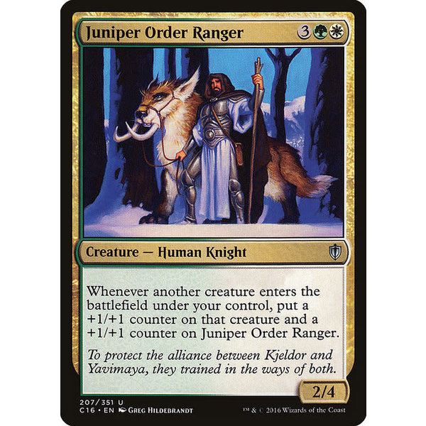 Magic: The Gathering Juniper Order Ranger (207) Lightly Played