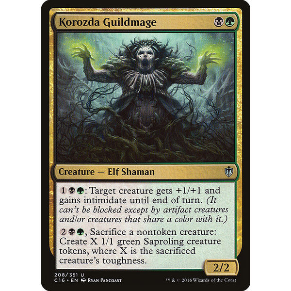 Magic: The Gathering Korozda Guildmage (208) Lightly Played