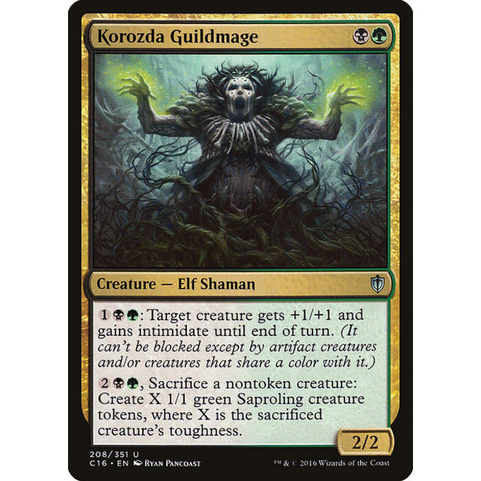 Magic: The Gathering Korozda Guildmage (208) Lightly Played