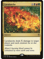 Magic: The Gathering Lavalanche (209) Lightly Played