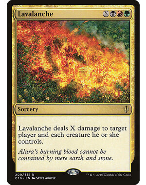 Magic: The Gathering Lavalanche (209) Lightly Played