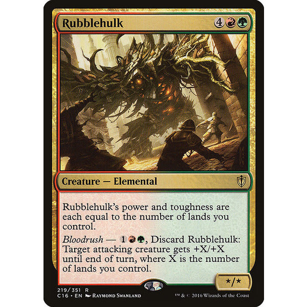 Magic: The Gathering Rubblehulk (219) Moderately Played