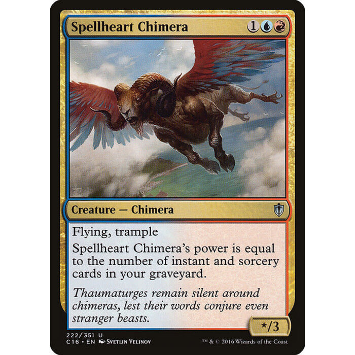 Magic: The Gathering Spellheart Chimera (222) Lightly Played