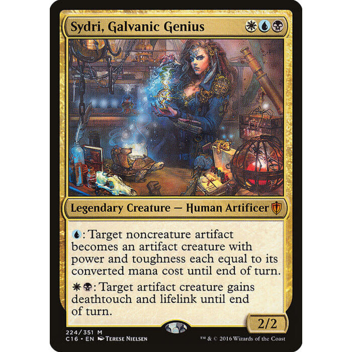 Magic: The Gathering Sydri, Galvanic Genius (224) Moderately Played