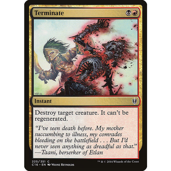 Magic: The Gathering Terminate (225) Moderately Played