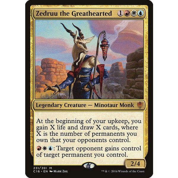 Magic: The Gathering Zedruu the Greathearted (231) Lightly Played