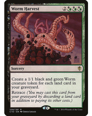 Magic: The Gathering Worm Harvest (238) Lightly Played