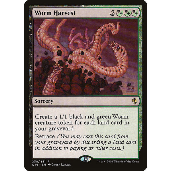 Magic: The Gathering Worm Harvest (238) Lightly Played