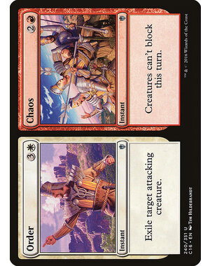 Magic: The Gathering Order // Chaos (240) Lightly Played