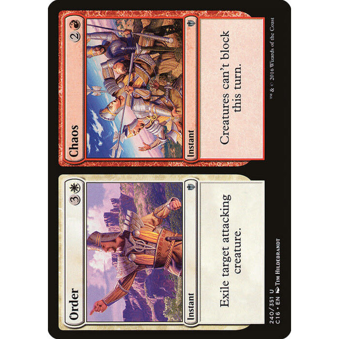 Magic: The Gathering Order // Chaos (240) Lightly Played