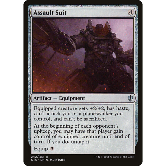 Magic: The Gathering Assault Suit (242) Lightly Played