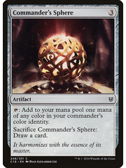 Magic: The Gathering Commander's Sphere (248) Lightly Played