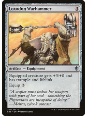 Magic: The Gathering Loxodon Warhammer (261) Moderately Played