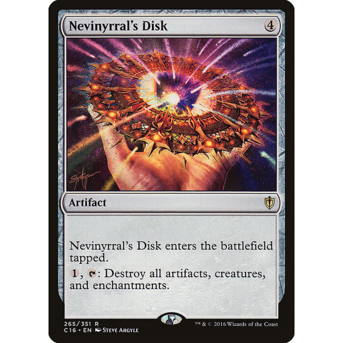 Magic: The Gathering Nevinyrral's Disk (265) Lightly Played