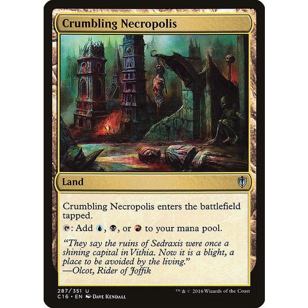 Magic: The Gathering Crumbling Necropolis (287) Lightly Played