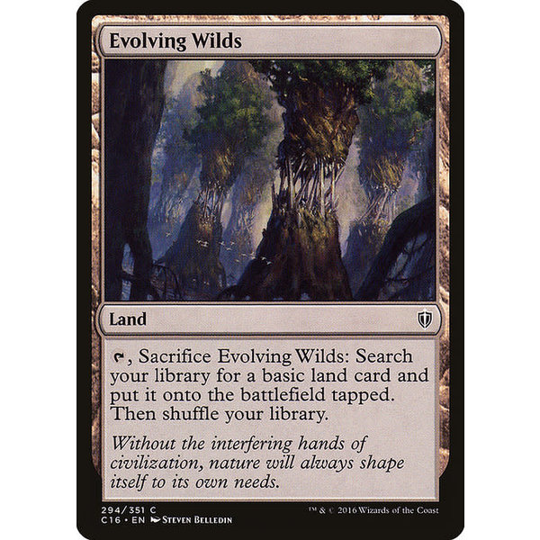 Magic: The Gathering Evolving Wilds (294) Moderately Played