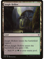 Magic: The Gathering Jungle Hollow (303) Lightly Played