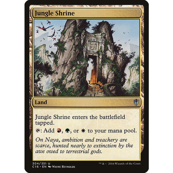 Magic: The Gathering Jungle Shrine (304) Lightly Played