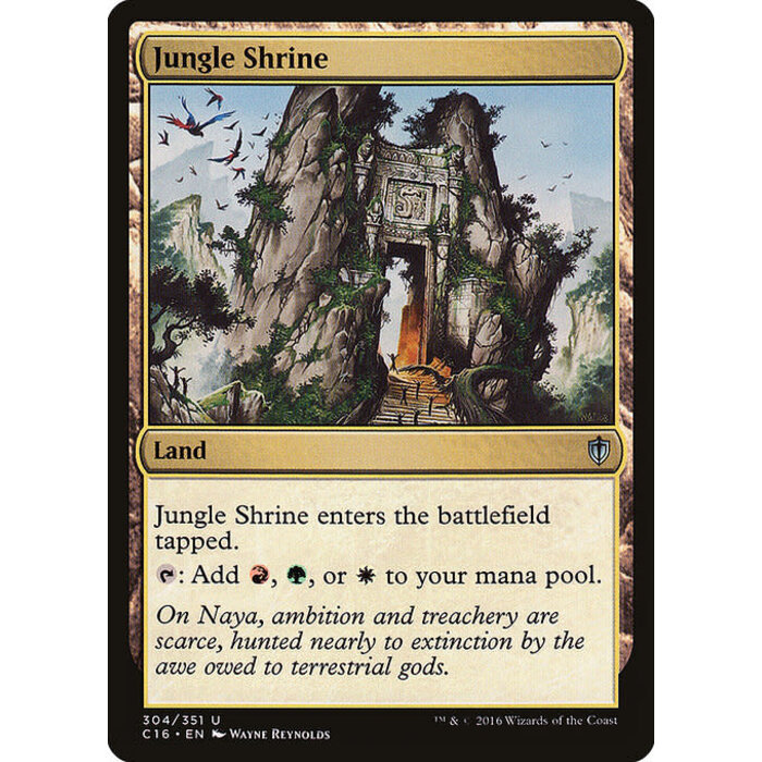 Magic: The Gathering Jungle Shrine (304) Lightly Played
