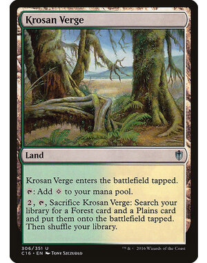 Magic: The Gathering Krosan Verge (306) Moderately Played