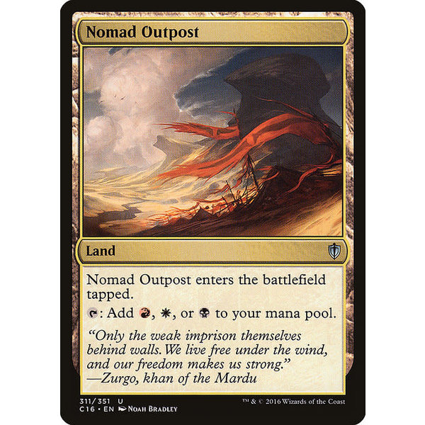 Magic: The Gathering Nomad Outpost (311) Lightly Played