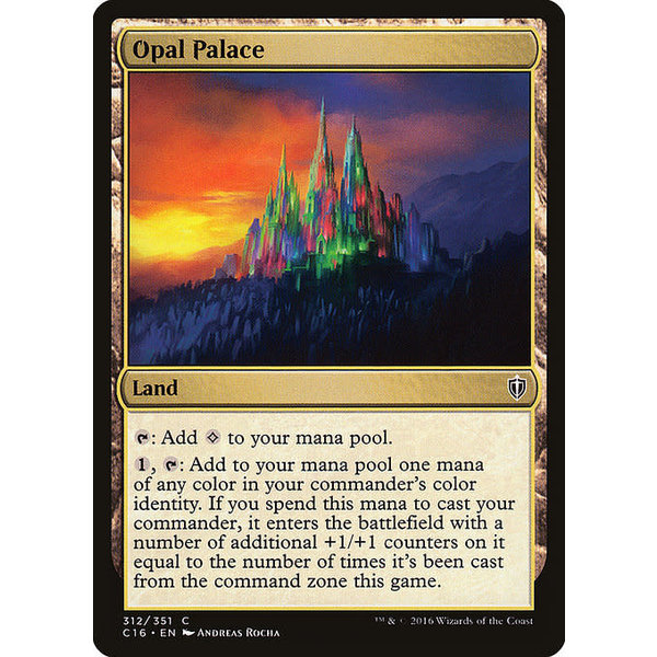 Magic: The Gathering Opal Palace (312) Lightly Played